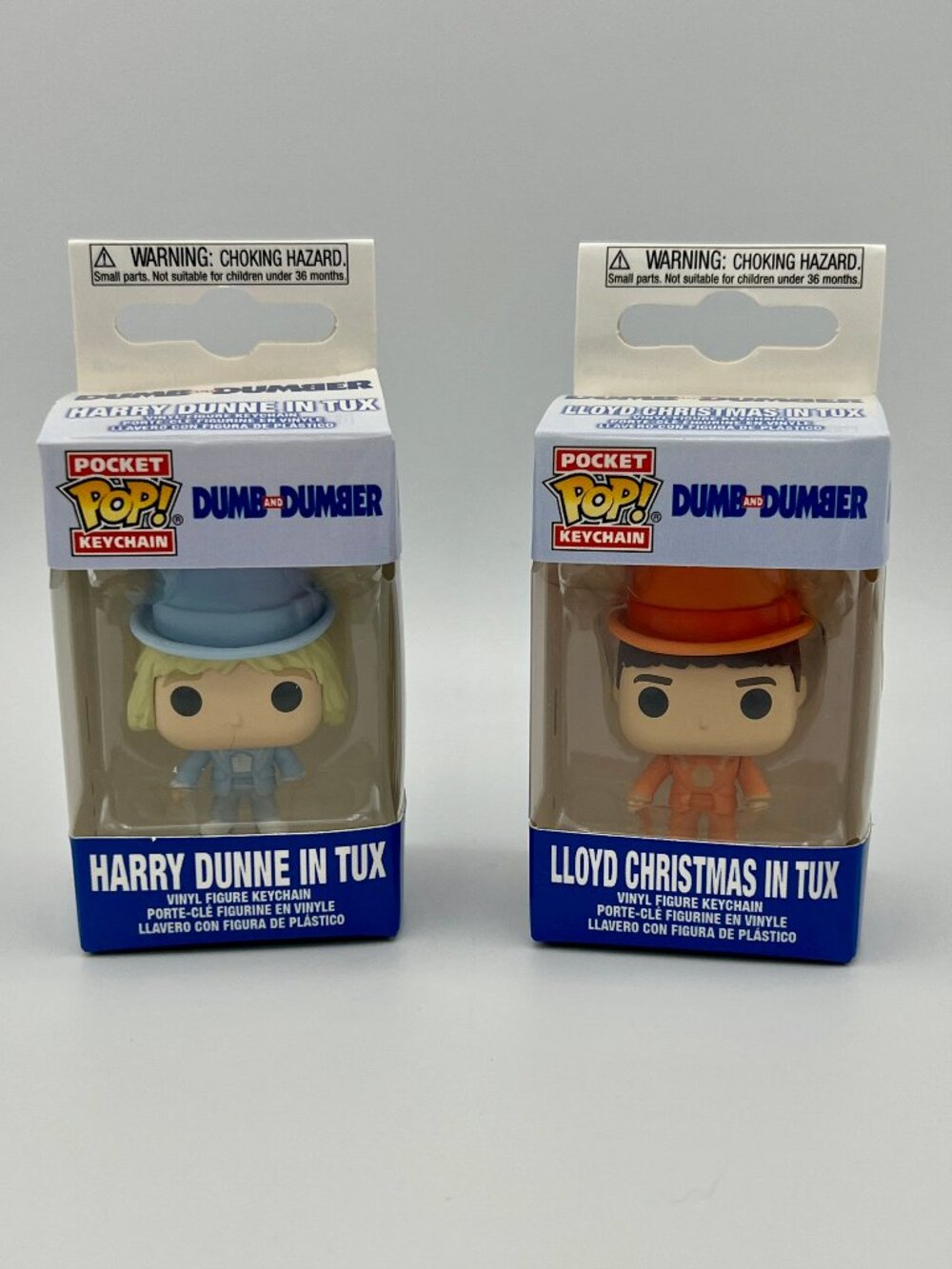 Funko Pocket Pop! Dumb & Dumber Harry + Lloyd Tux Keychains Set of 2